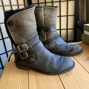 Australian Emu genuine shearling convertible boots